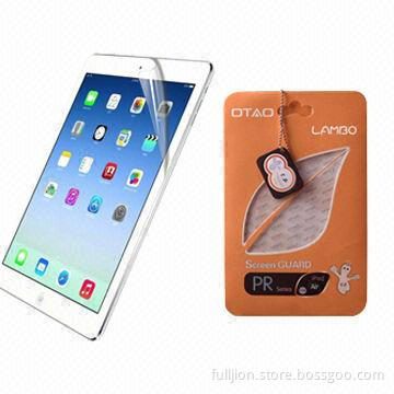 Quality Screen Protector for iPad Air, Ultra-clear and High-transparency